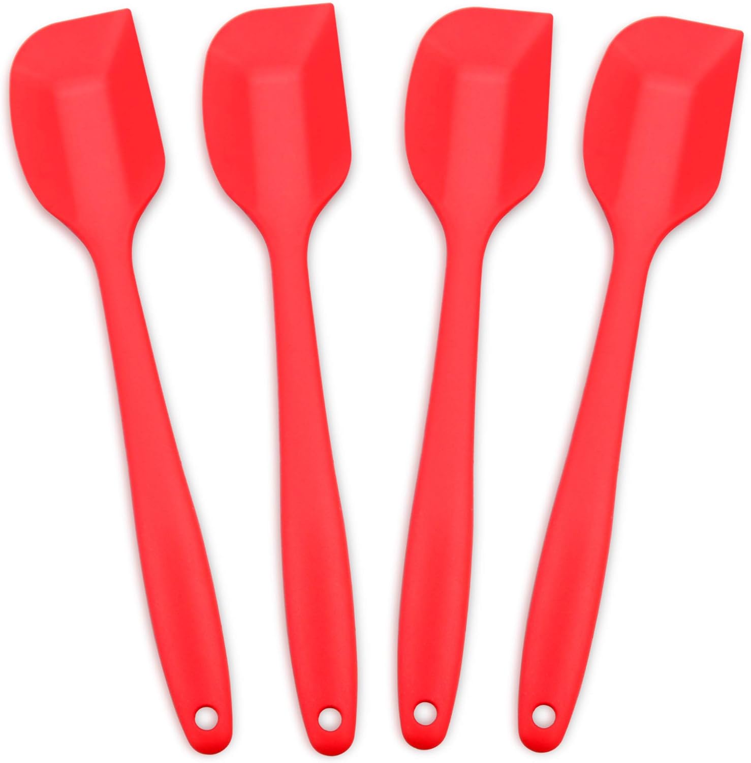 Silicone Spatula, Heat-Resistant Spatulas, Non-stick Rubber Spatulas with Stainless Steel Core -4-piece Set Silicone Spatula, Heat-Resistant Spatulas, Non-stick Rubber Spatulas with Stainless Steel Core -4-piece Set